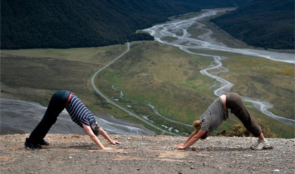 dog pose for bone strength