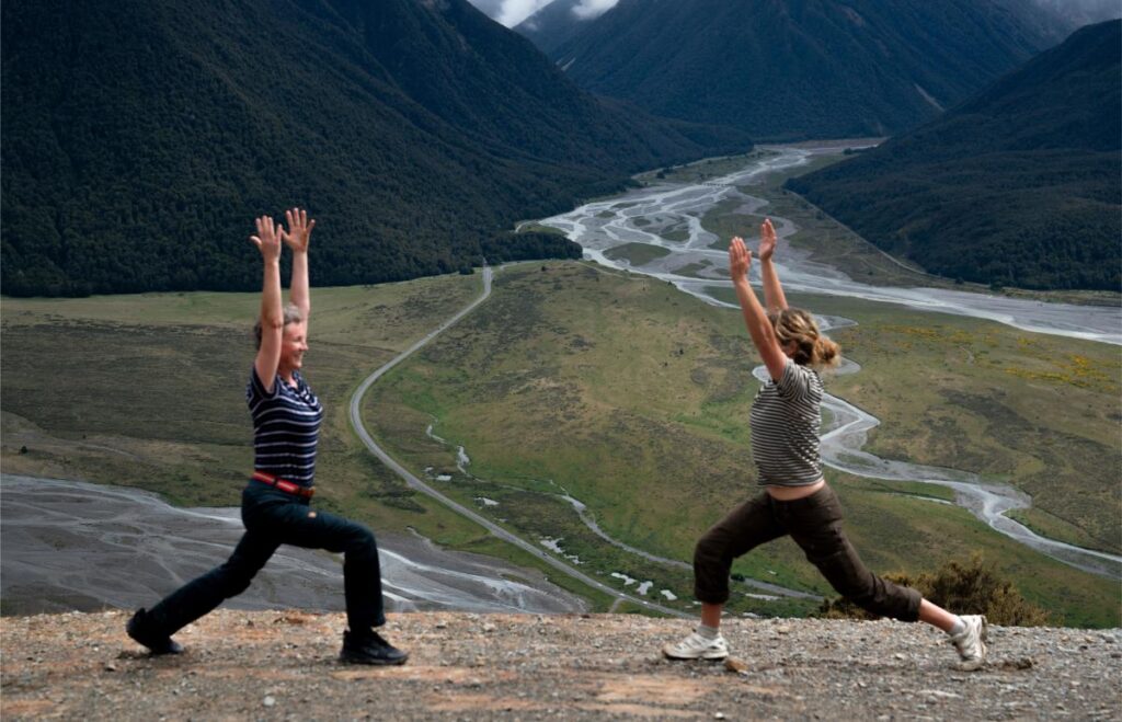 Core awareness in yoga balance